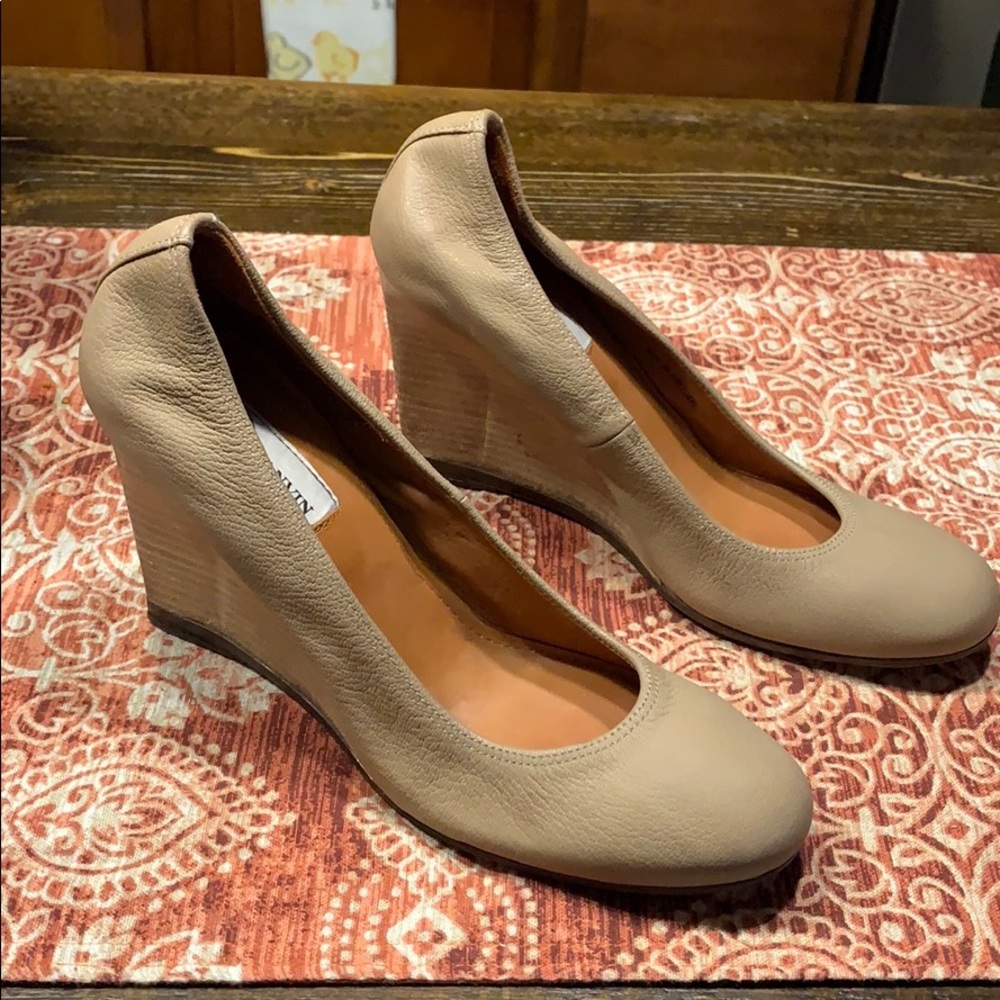Lanvin wedges tan/beige 7.5